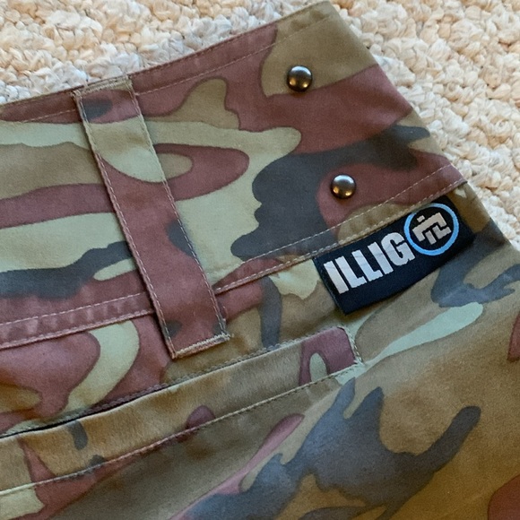 Illig raver camo pants 12 large extra large camouflage wide breakdancing medium - Picture 7 of 11